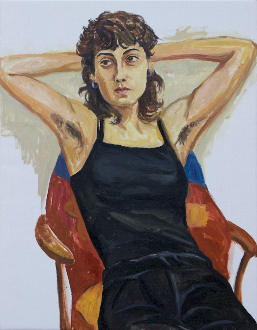 Marie
130 x 100 cm
Öl auf Jute
2023